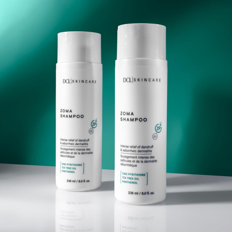 DCL Skincare Zoma Shampoo â€“ Dry Scalp Care with Zinc Pyrithione, Relieves Itching, Flaking, and Dandruff, Seborrheic Dermatitis Treatment, 8 fl oz - Image 2