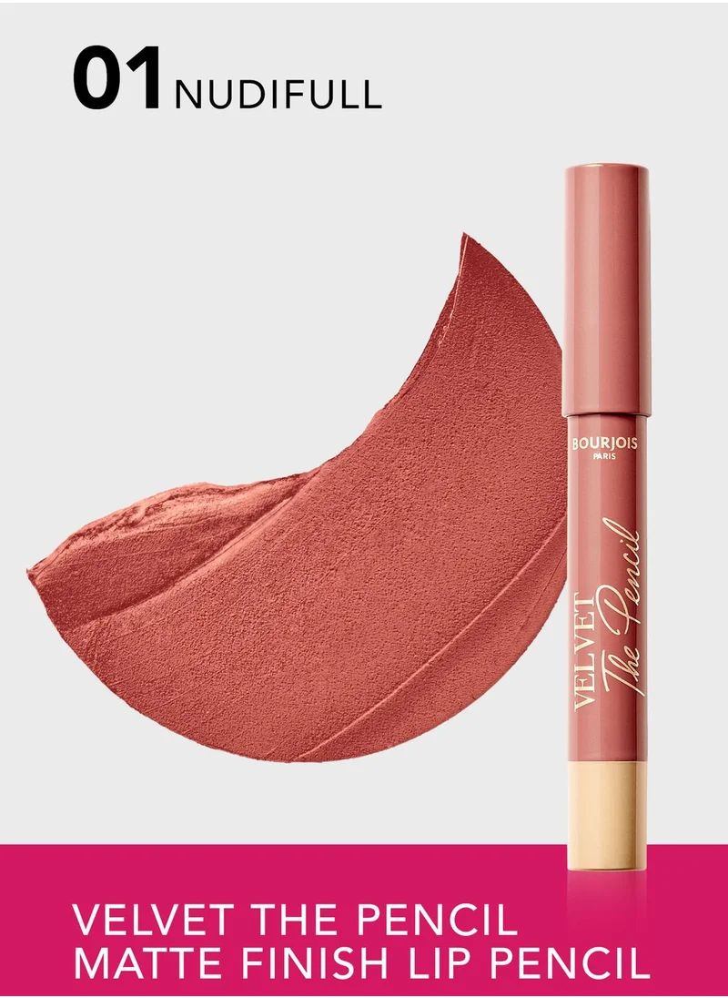 BOURJOIS PARIS Velvet the Pencil - 01- Nudifull,  3g