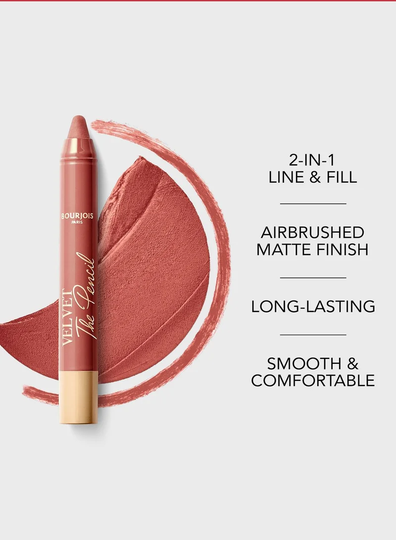 BOURJOIS PARIS Velvet the Pencil - 01- Nudifull,  3g