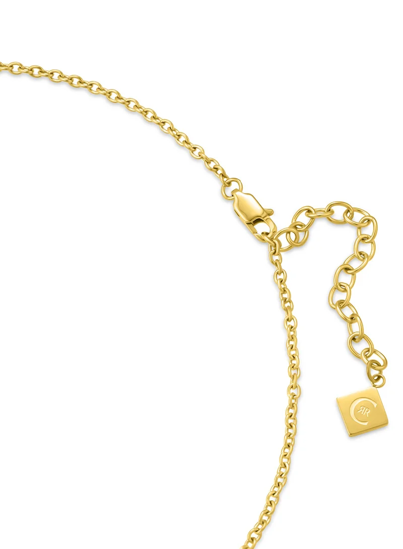 CERRUTI 1881 Gold Plated Butterfly Pendant Necklace for Women