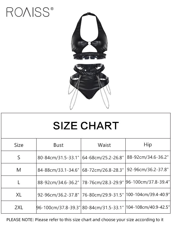 roaiss 2Pcs Pajamas Set for Women Lingerie Suit Ladies Adult Clothing   Relaxed-Fit Sleepwear with Elastic WaistBreathable Homewear for Daily Relaxation​ - Image 2