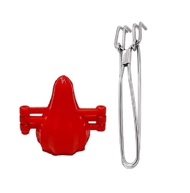 FIRST FRONT Plastic Modak Maker Sancha Machine Kitchen Molds for Festivals with Wire Pakkad Pack of 2 Multicolour - Image 1