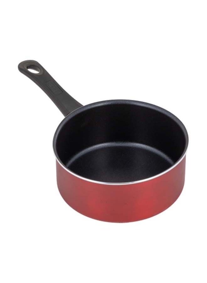 Alsaif Vetro Sauce Pan Non Stick (Coating Interior) 18Cm  Wine Red K797010/18  - Image 2