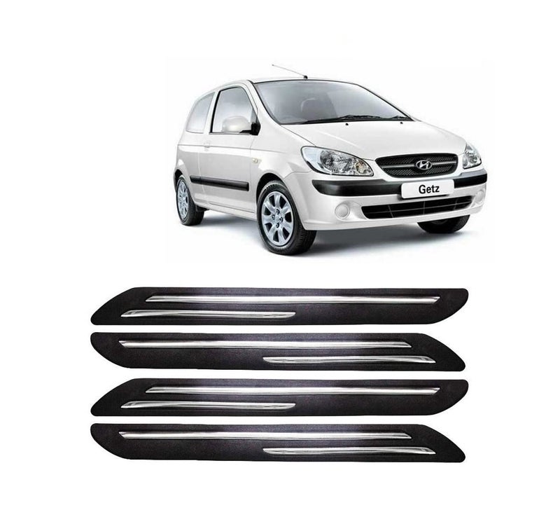 حماية بومبر السيارة لهيونداي جتس - (شريط كروم)