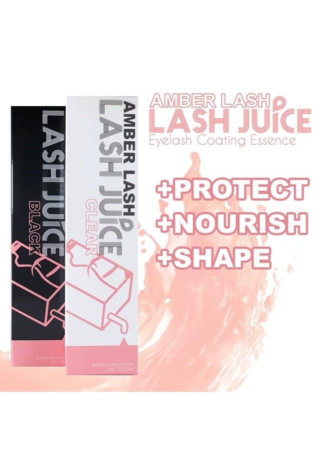 Amber Lash Lash Juice by Amber Lash, 3-in-1 Coating Essence and sealant for Eyelashes with Extensions and or Lift Perm, Protect and Nourish to Promote Healthy Eyelash Growth 15ml / 0.51 fl oz (Clear)  - Image 2
