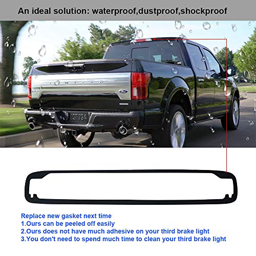 MOFORKIT 3rd Third Brake Light Seal Gasket Compatible with Chevy Silverado GMC Sierra 1500 2500 3500 1999 to 2006 - Image 4