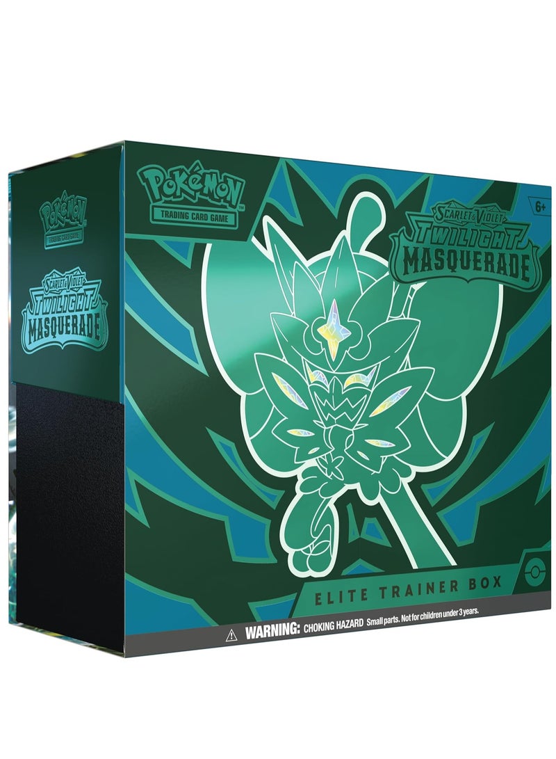 Pokemon Scarlet & Violet SV6 Twilight Masquerade Elite Trainer Box Trading Card Game - Image 1