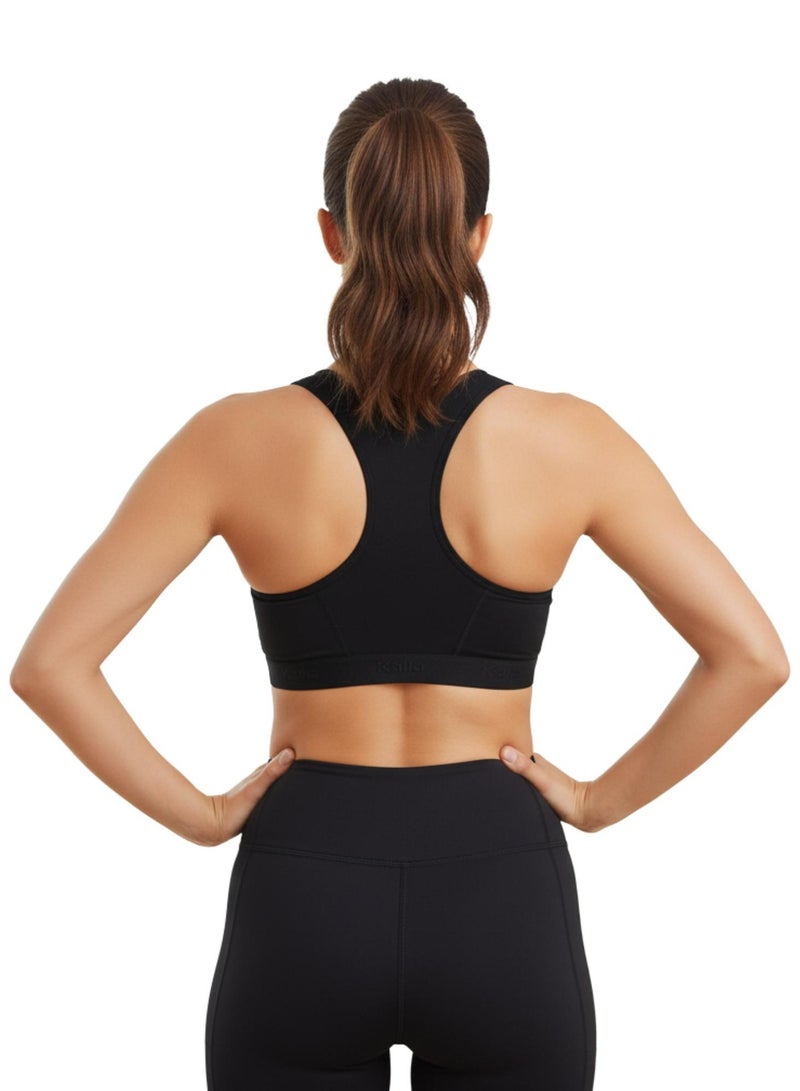 كاليا حمالة صدر رياضية مبطنة للنساء، قطعتان، حمالات صدر رياضية بظهر متقاطع، قمصان رياضية من مزيج القطن - Image 3