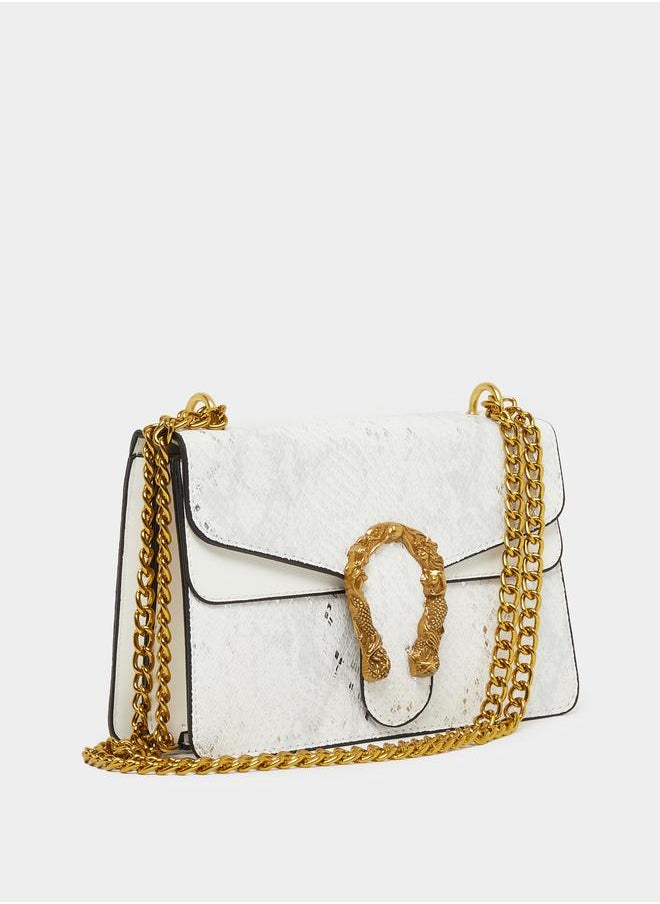 Take Two Take Two Textured Shoulder Bag with Chain Strap  - Image 1