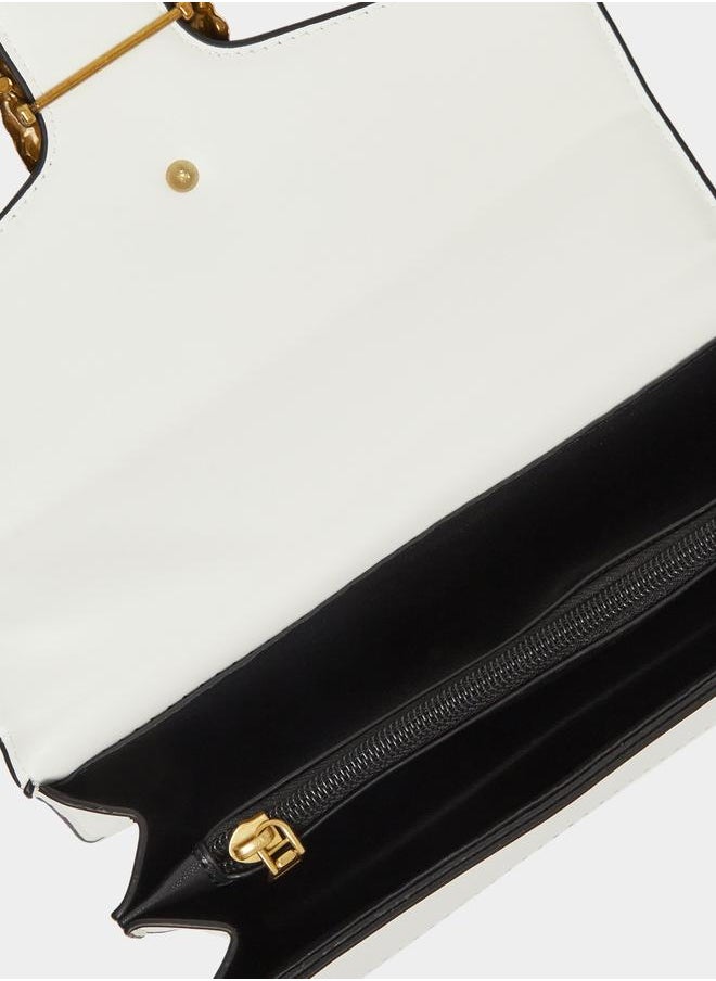 Take Two Take Two Textured Shoulder Bag with Chain Strap  - Image 4