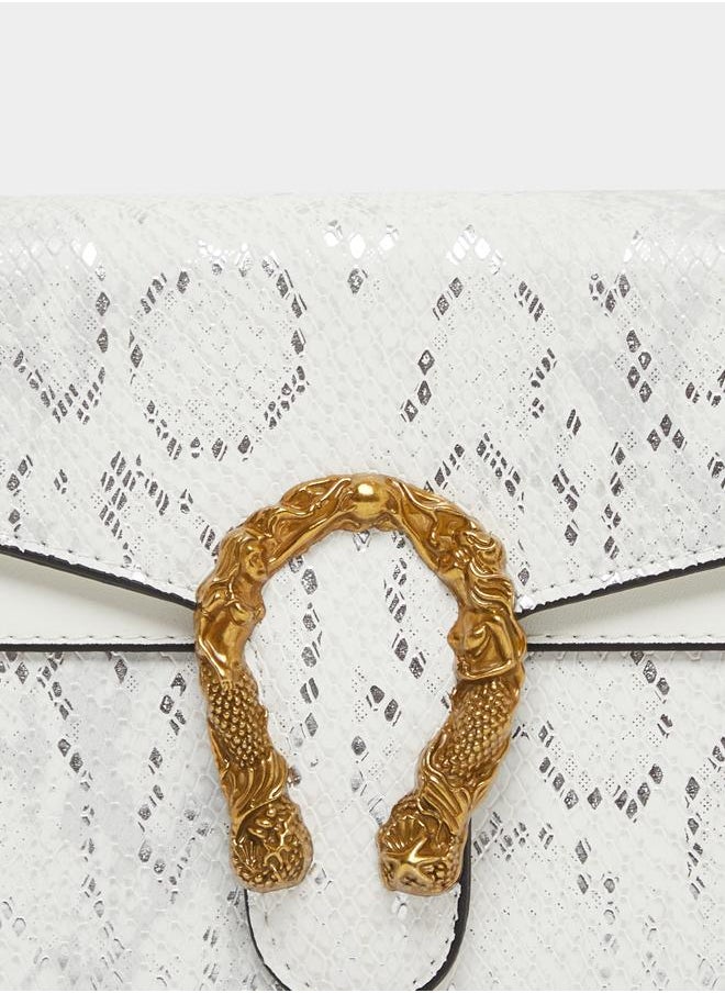 Take Two Take Two Textured Shoulder Bag with Chain Strap  - Image 3