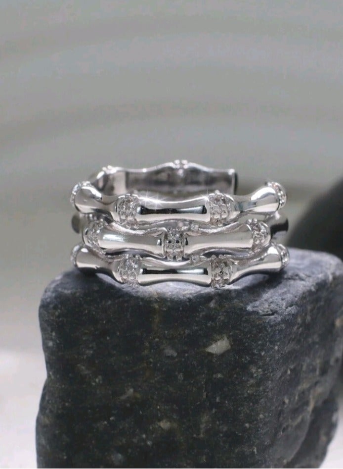 Attractives Trendy Silver Plated Ring For Women One Size - Image 4