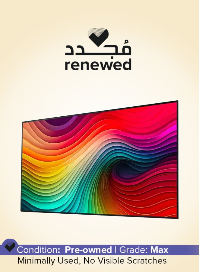 LG Renewed -  75" NanoCell Smart TV - 4K 75NANO81 Black - Image 1