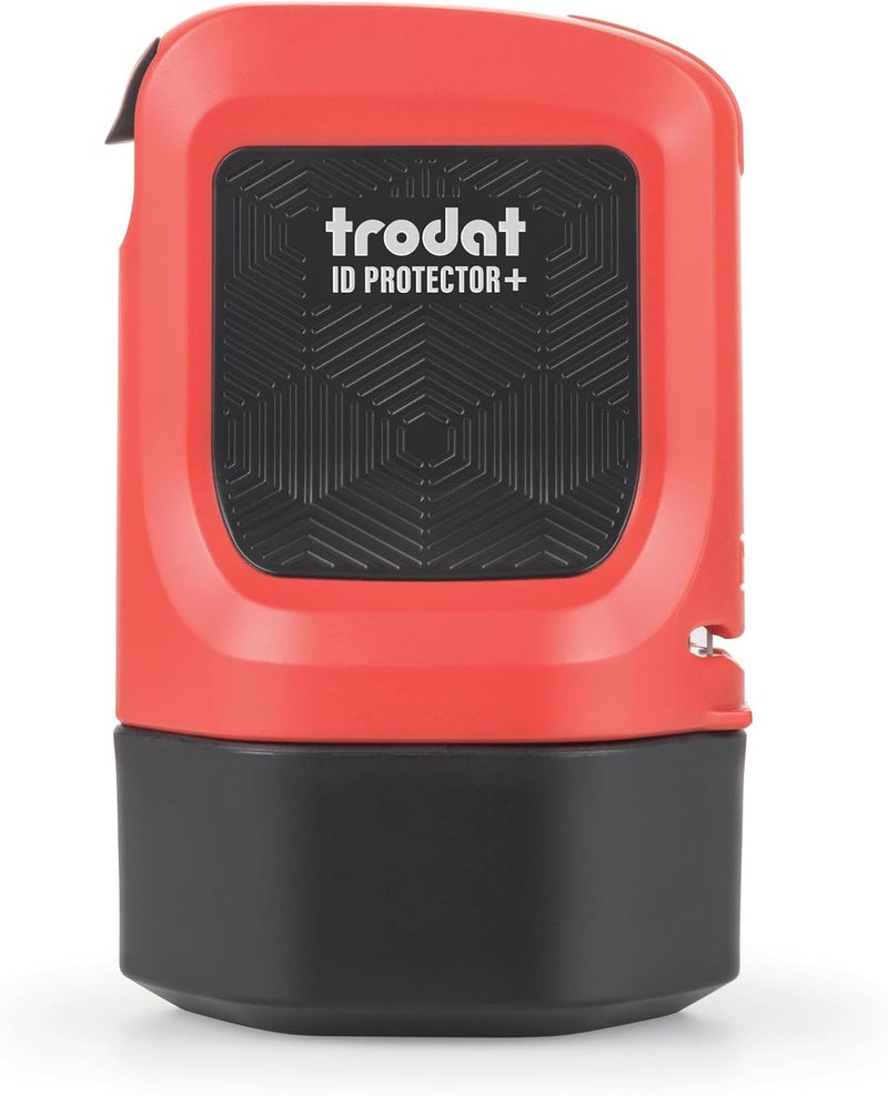 ترودات Trodat ID Protector+ Ink Roller – ختم واقي من سرقة الهوية مع علبة مدمجة ومفتاح لفتح الرسائل (3 في 1) - Image 4