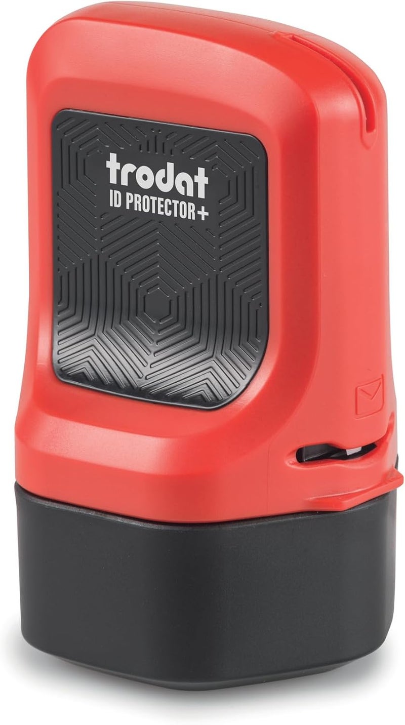ترودات Trodat ID Protector+ Ink Roller – ختم واقي من سرقة الهوية مع علبة مدمجة ومفتاح لفتح الرسائل (3 في 1) - Image 3