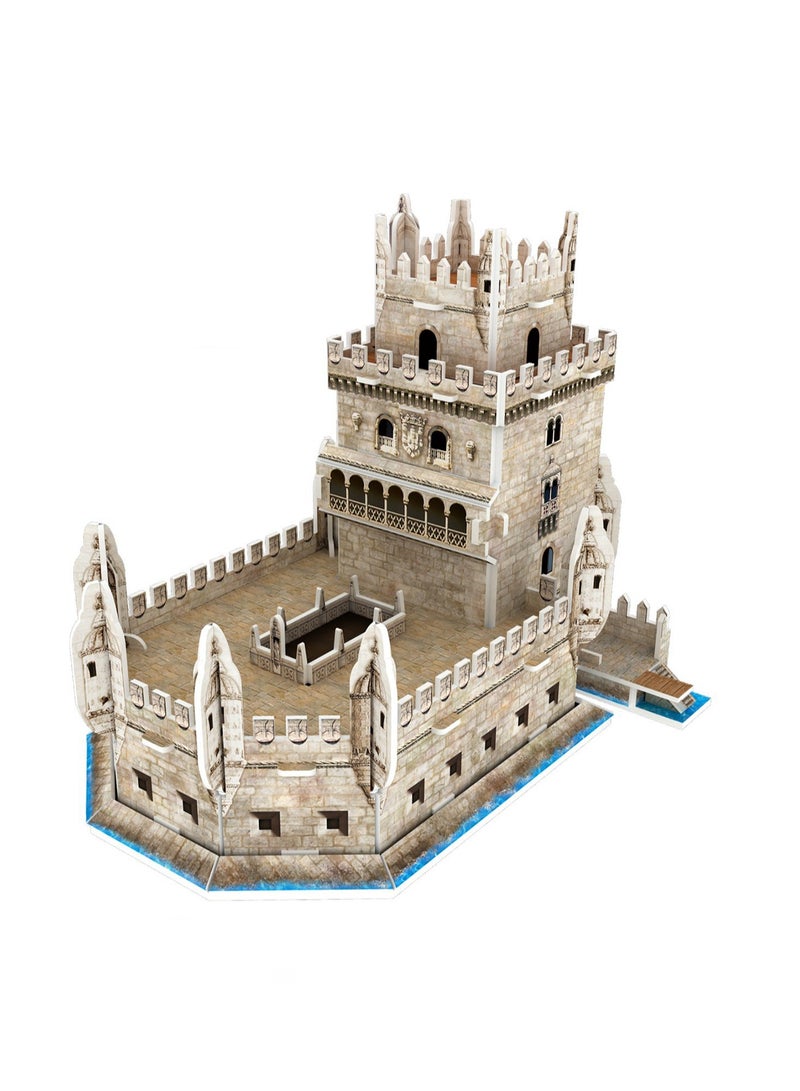 World Famous Building Puzzle Belem Tower Children's Toy - Image 3