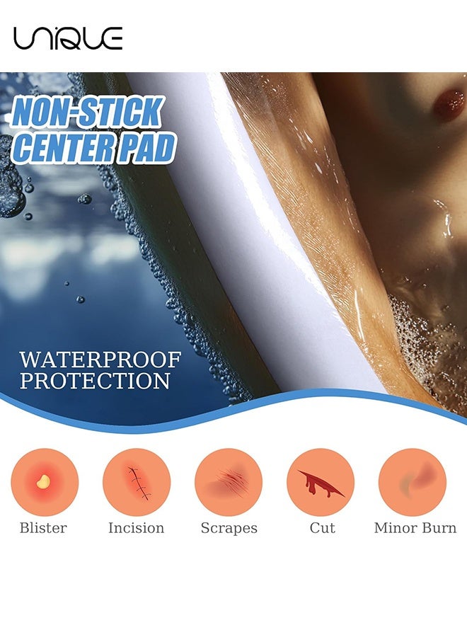 Unique C-Section complex Waterproof Bandages - 10*25cm Tummy Tuck Shower Protector Scar Covers - with Non Stick Center Pad - Large Wound Care Supplies (6PCS)  - Image 5