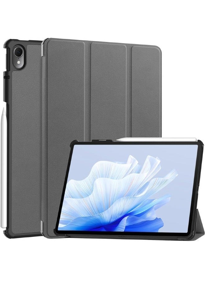 Huawei Matepad Air 11.5 inch Case, Tri-Fold Smart Tablet Case, Multi- Viewing Angles Stand Hard Shell Folio Case Cover with Auto Wake Sleep for Huawei Matepad Air 2023 Grey - Image 1