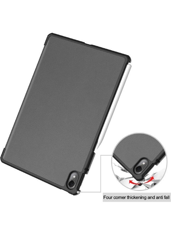 Huawei Matepad Air 11.5 inch Case, Tri-Fold Smart Tablet Case, Multi- Viewing Angles Stand Hard Shell Folio Case Cover with Auto Wake Sleep for Huawei Matepad Air 2023 Grey - Image 5