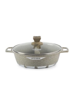 Life Smile Non-Stick Granite Coating Hot Pot | The Perfect Pot for All Your Cooking Needs  - Image 1
