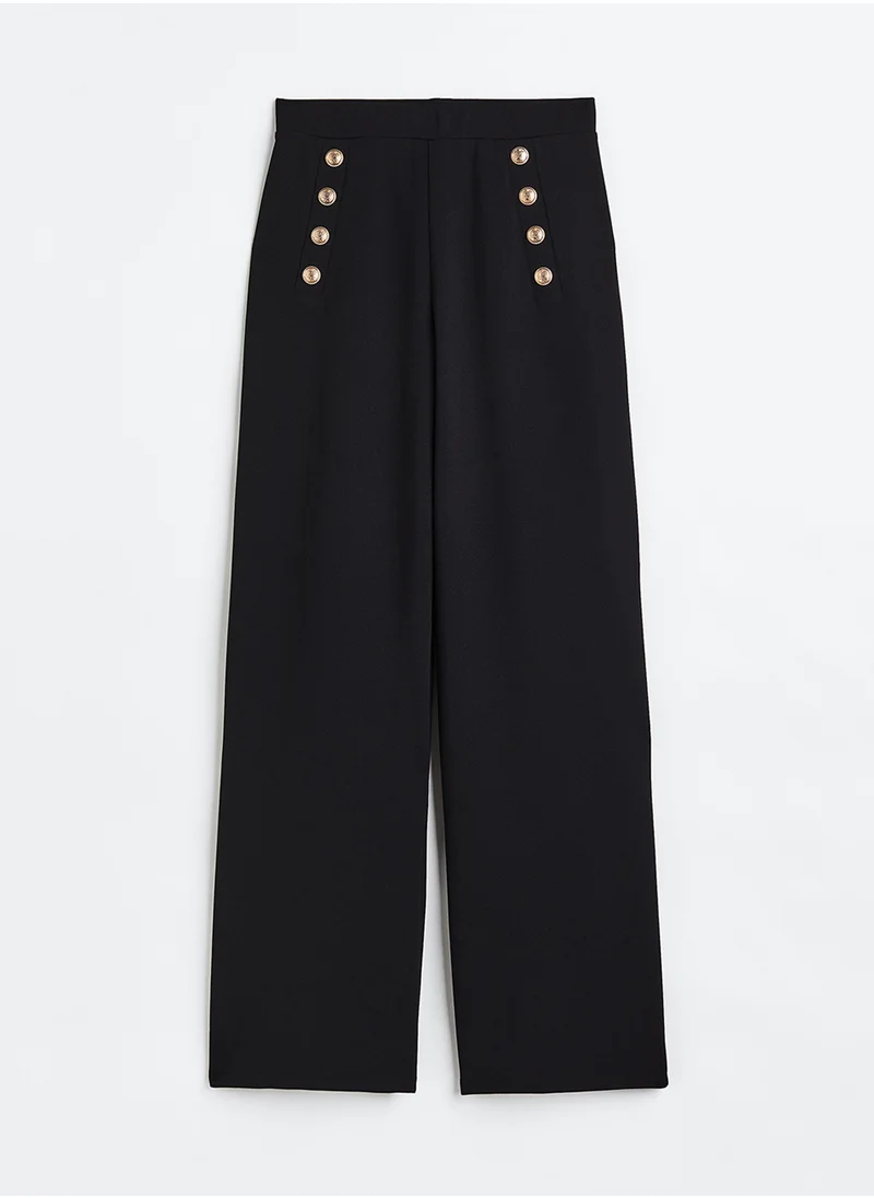 اتش اند ام Button-Front Trousers