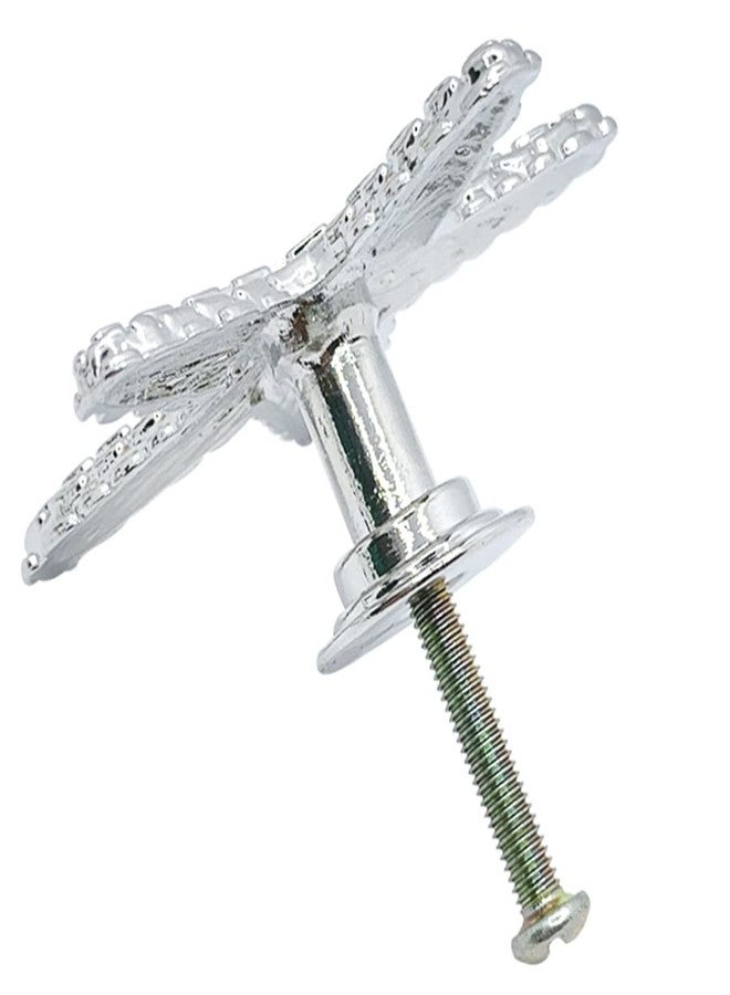 LLDYNW 4pcs Starfish Handles - Kitchen & Dresser Knobs, Right Angle, Cabinet & Drawer Pulls (Bright Silver) - Image 4