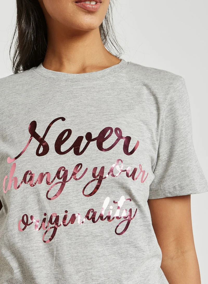 VERO MODA Slogan T-Shirt