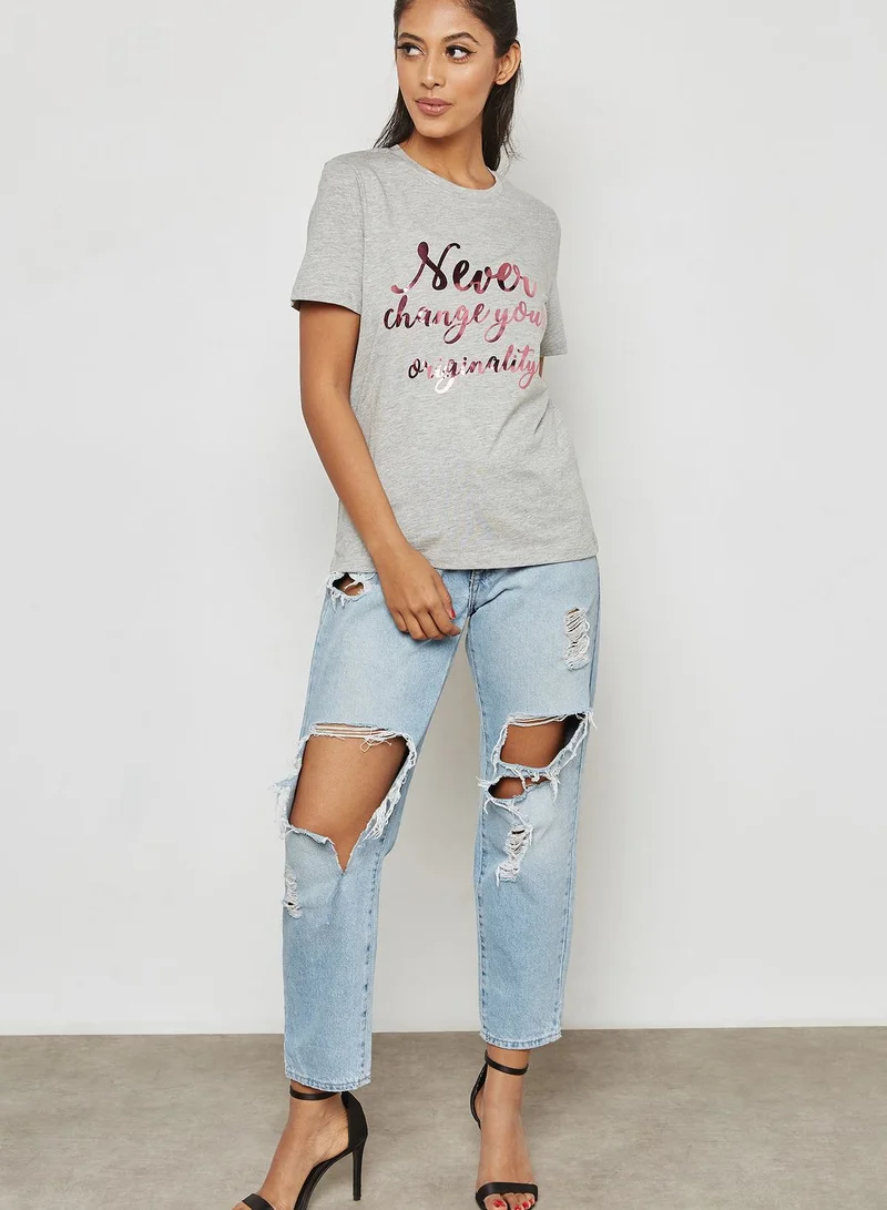 VERO MODA Slogan T-Shirt