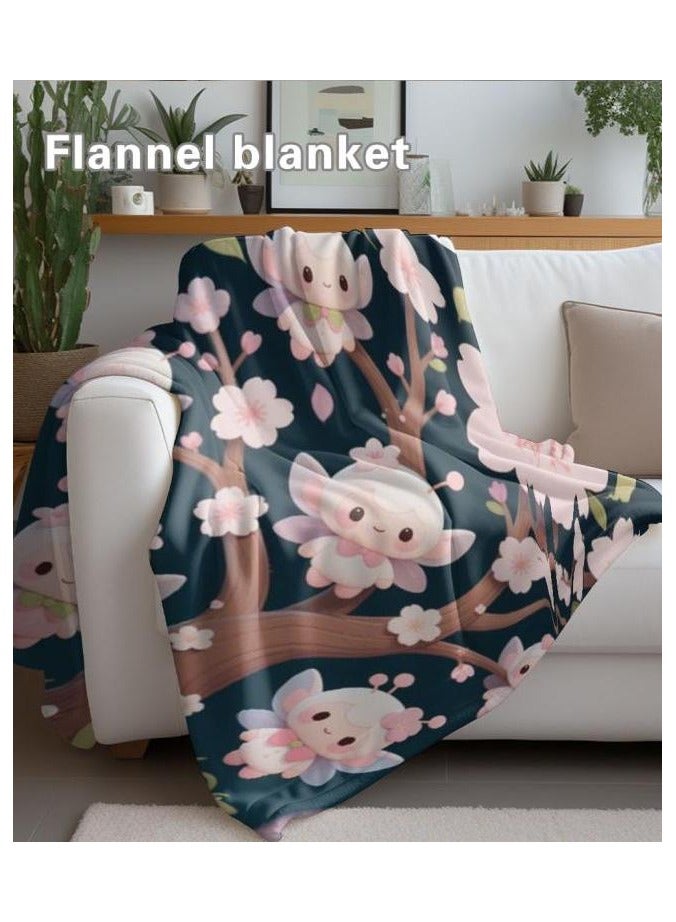 general Children's or student cartoon flannel thin blanket (warm and comfortable, suitable for sleep, games) 100cm*150cm - 1084 - Image 4