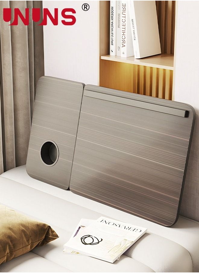 Foldable Laptop Desk,Portable Laptop Table With Cup Holder And Mouse Pad,Foldable Non-Slip Legs Reading Bed Table For Laptop,Laptop Table For Bed Side