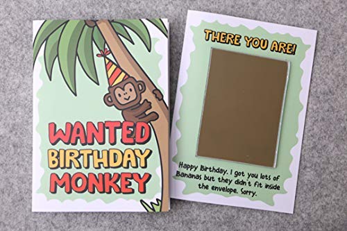 Oye Happy - Birthday Monkey Card - Prank Birthday Greeting Card for Friends/Bestie to Gift on Birthday - Image 4