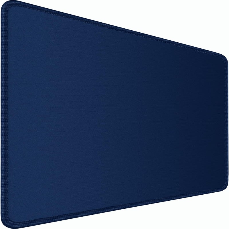 Naukay Large Mouse Pad  31.5X15.7 Inch Large Extended Computer Keyboard Mouse Mat  Water Resist Non-Slip Mousepad Rubber Base Long Xxl Desk Mouse Pad For Work & Gaming  Office & Home  Dark Blue - Image 1