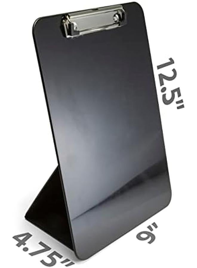 أوفيس ميت حافظة قائمة بذاتها مع حامل خلفي خفيف الوزن ومحمول للكتابة وقابلة للطي للمدرسة والمكتب والمنزل والمطعم باللون الأسود 83039 - Image 2