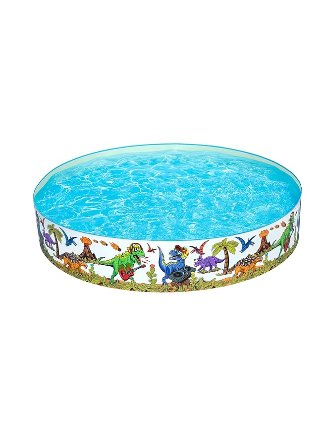 بست واي مسبح ديناصور قابل للنفخ للأطفال، مسبح خارجي، مسبح حديقة، 2.44 متر مربع، 46 سم - Image 4