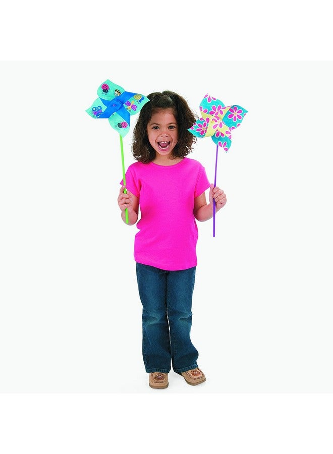 Fun Express دواليب هوائية عملاقة من فن إكسبريس - مجموعة جملة من 24 دولاب هوائي أبيض - اصنع فنونك بنفسك - رائعة للصيف، عيد الاستقلال ورشات الفنون في الفصول الدراسية - Image 5