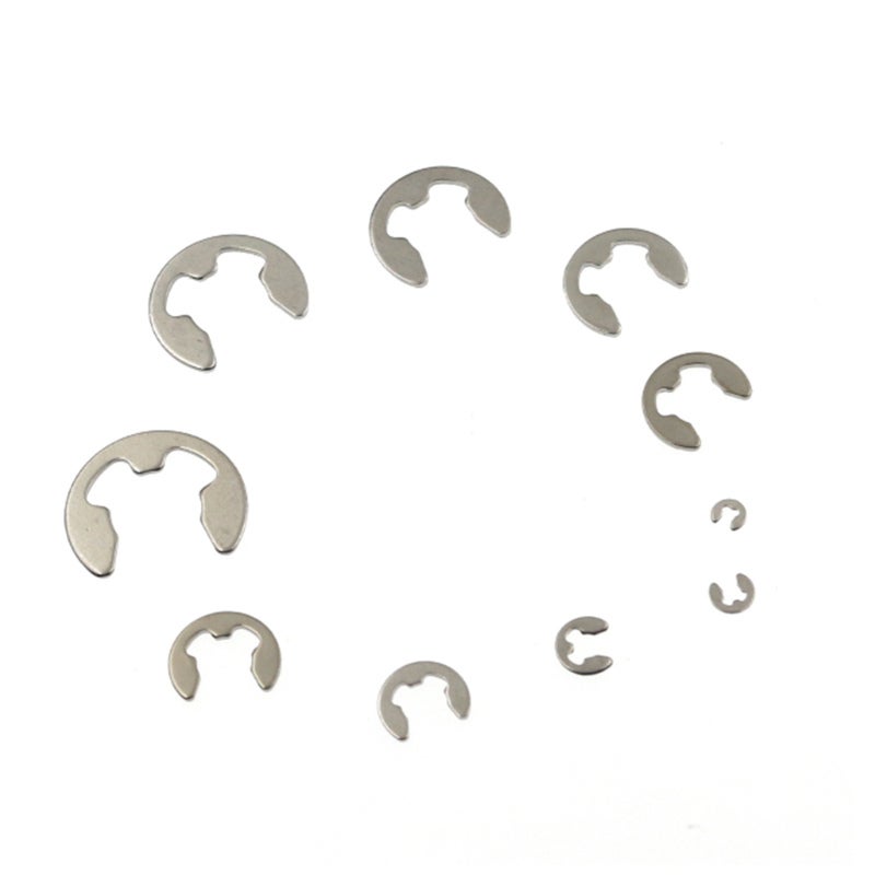 120PCS 304 Stainless Steel E-Clip Assortment Kit M1.5-10 Circlip External Retaining Rings Set - Image 4