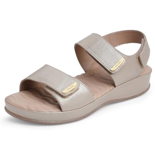 DOCTOR EXTRA SOFT Women's Comfort Sandals with Memory Foam Cushion & TPR Outsole|Stylish & Lightweight Casual & Non-Slip Diabetic | Orthopedic Flip Flops/Slippers Adjustable Strap Ladies & Girls D-619 - Image 1