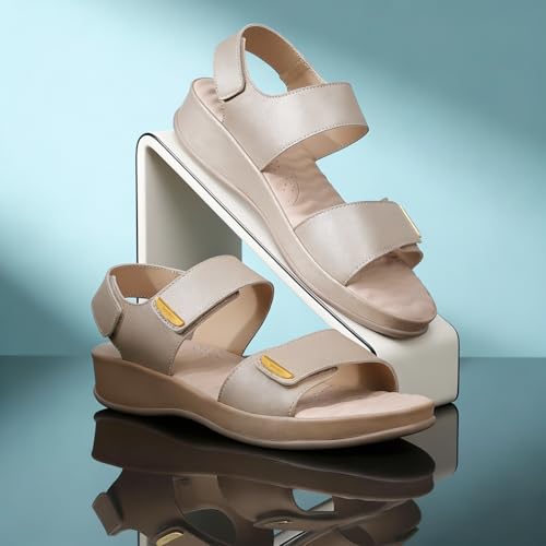 DOCTOR EXTRA SOFT Women's Comfort Sandals with Memory Foam Cushion & TPR Outsole|Stylish & Lightweight Casual & Non-Slip Diabetic | Orthopedic Flip Flops/Slippers Adjustable Strap Ladies & Girls D-619 - Image 2