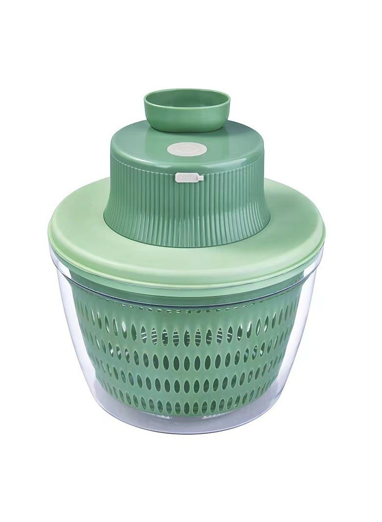 Electric Vegetable Cutter Wireless Electric Garlic Masher Food Chopper Meat Grinder Machine Food Peel Slice - Image 2