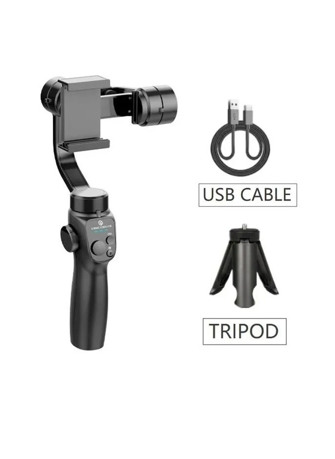 Generic - F10 3-Axis Gimbal Stabilizer Foldable Handheld Smartphone Stabilizer for Smooth Video Recording AI Tracking Gesture Control & Vlogging - Image 1