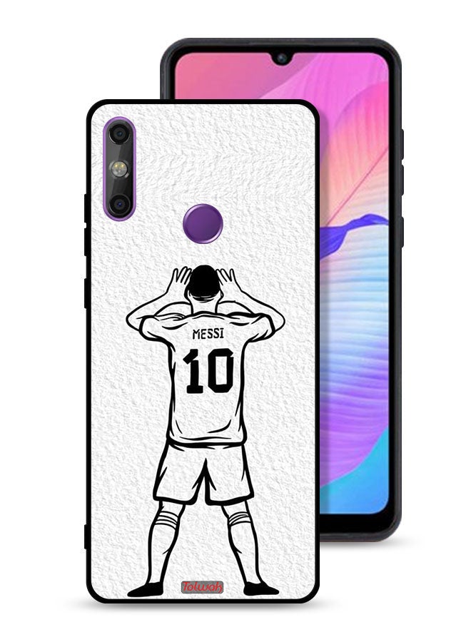 Tolwak Huawei Enjoy 20e Protective Case Cover Messi Sketch - Image 1