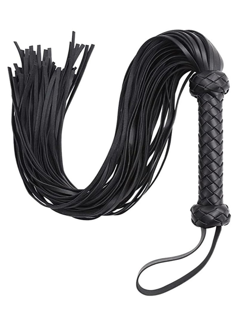 MIRFA Horse Braided Whip (Black) - Image 1