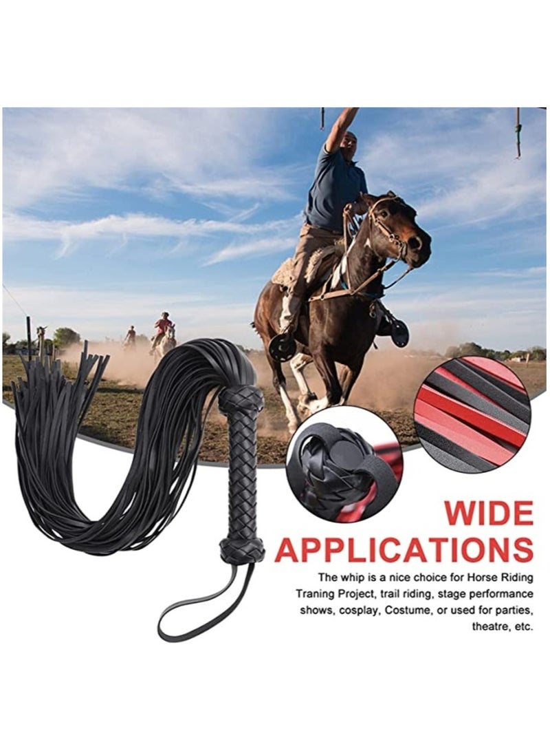 MIRFA Horse Braided Whip (Black) - Image 2