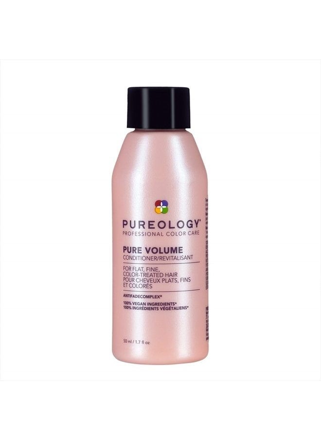 PUREOLOGY Pure Volume Conditioner | For Flat, Fine, Color-Treated Hair | Restores Volume & Movement | Sulfate-Free | Vegan | Updated Packaging | 1.7 Fl. Oz. |  - Image 1