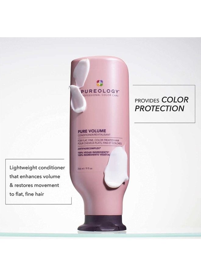 PUREOLOGY Pure Volume Conditioner | For Flat, Fine, Color-Treated Hair | Restores Volume & Movement | Sulfate-Free | Vegan | Updated Packaging | 1.7 Fl. Oz. |  - Image 2