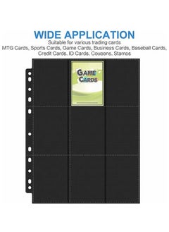 Superme 450 Pocket Card Binder Holder Carrying Case Sleeves Card Album Folder Fit for Baseball Trading Football Sports Cards Side Loader，Purple  - Image 3