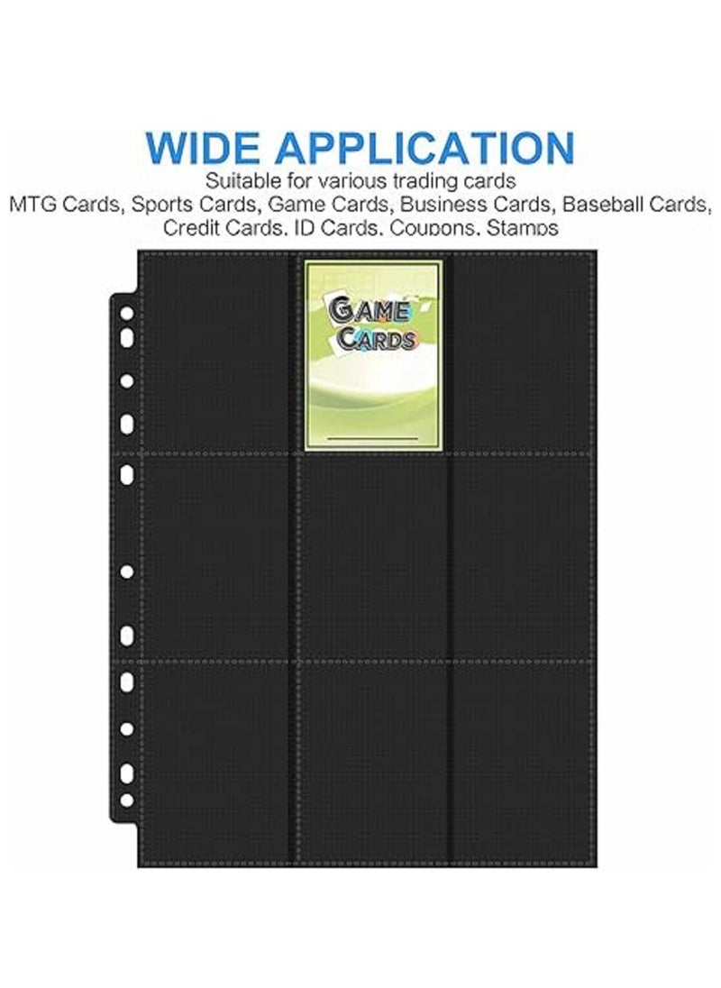 Superme 450 Pocket Card Binder Holder Carrying Case Sleeves Card Album Folder Fit for Baseball Trading Football Sports Cards Side Loader，Purple  - Image 3
