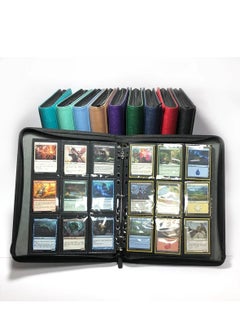 Superme 450 Pocket Card Binder Holder Carrying Case Sleeves Card Album Folder Fit for Baseball Trading Football Sports Cards Side Loader，Purple  - Image 1