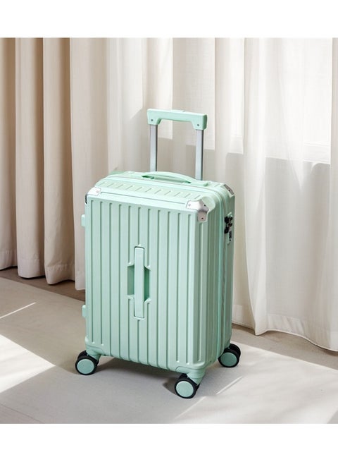 20 Inch Lightweight Boarding Suitcase, Durable Trolley Case with Secure Password Lock