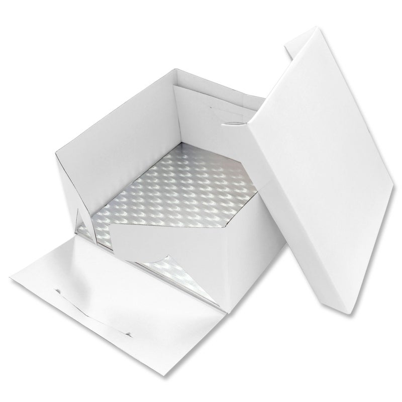 PME BBS886 Square Cake Board  Cake Box 8Inch  20 cm White